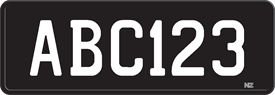 ABC123 plate image