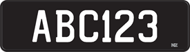 ABC123 plate image