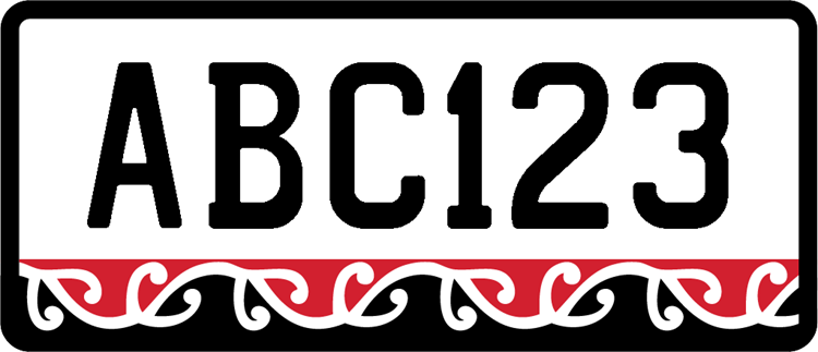 ABC123 plate image